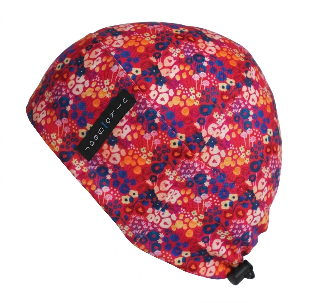 Lumi Active Red Flower Print Hat