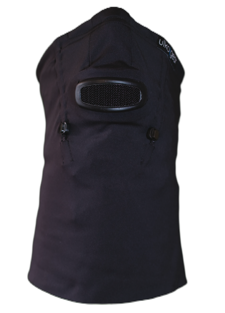 Load video: Talvi Air 2.0 cold-weather breathing gaiter with heat-exchanger insert to conquer cold air