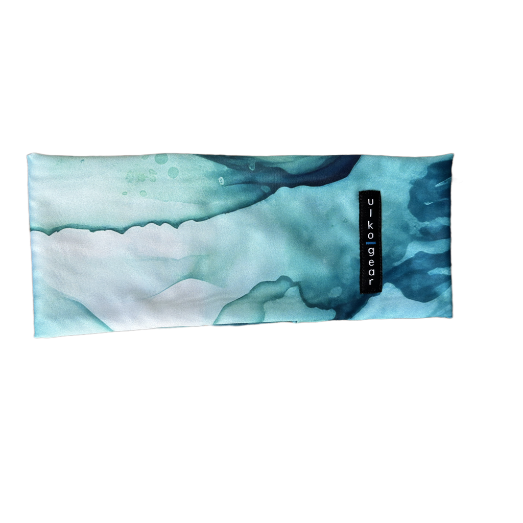 Teal Marble Headband